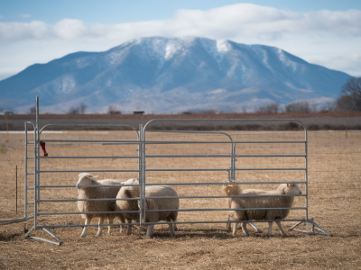 Wie bau ich eine winterweide mit mobiler zaunlösung für kleine schafherden
